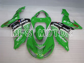 Kawasaki NINJA ZX10R 2006-2007 Injection ABS Fairing - Factory Style - Black Green - MFS4022